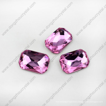 Stylish Lead Free Loose Octagon Crystal Stones for Jewelry Making